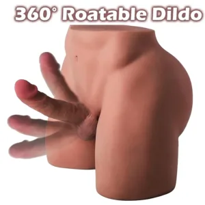 Brian 36.5LB Lifelike Male Sex Torso - Strong Man Ass with Big 7″ Dildo